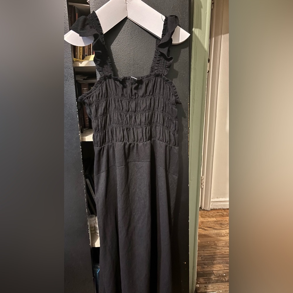 Old Navy Black Textured Dress